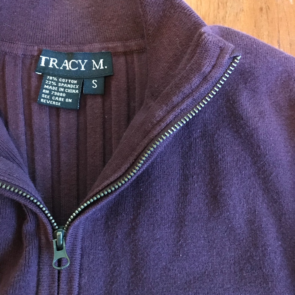 Fall color zipped up fitted sweater
